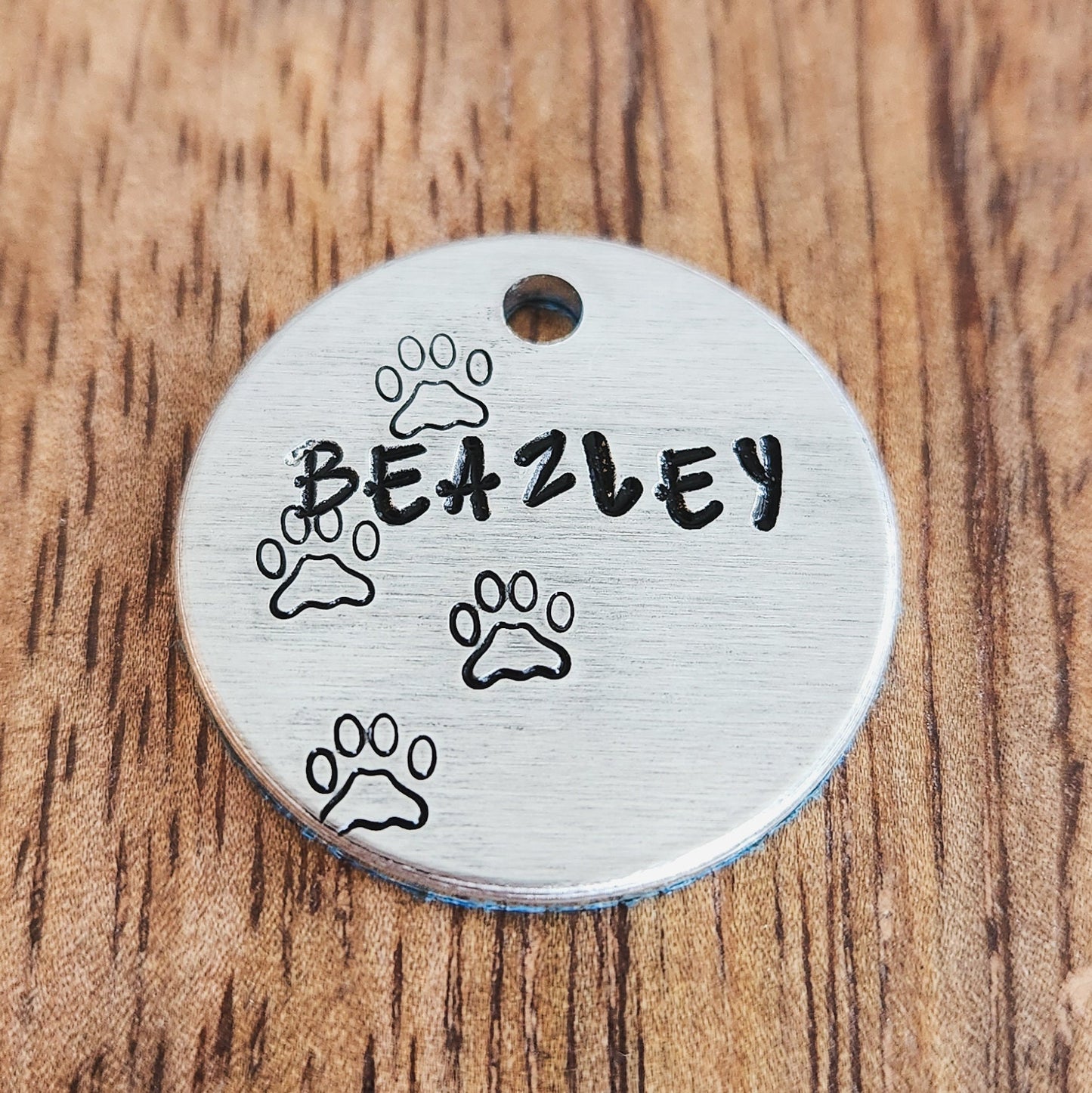 Walking Paw Print Tag